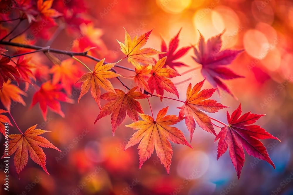 Vibrant Red Maple Leaves in Autumn with Blurred Background - Nature's Colorful Fall Foliage, Seasonal Beauty, and Captivating Food Photography Inspirations Vibrant Red Maple Leaves in Autumn with Blurred Background - Nature's Colorful Fall Foliage, Seasonal Beauty, and Captivating Food Photography Inspirations