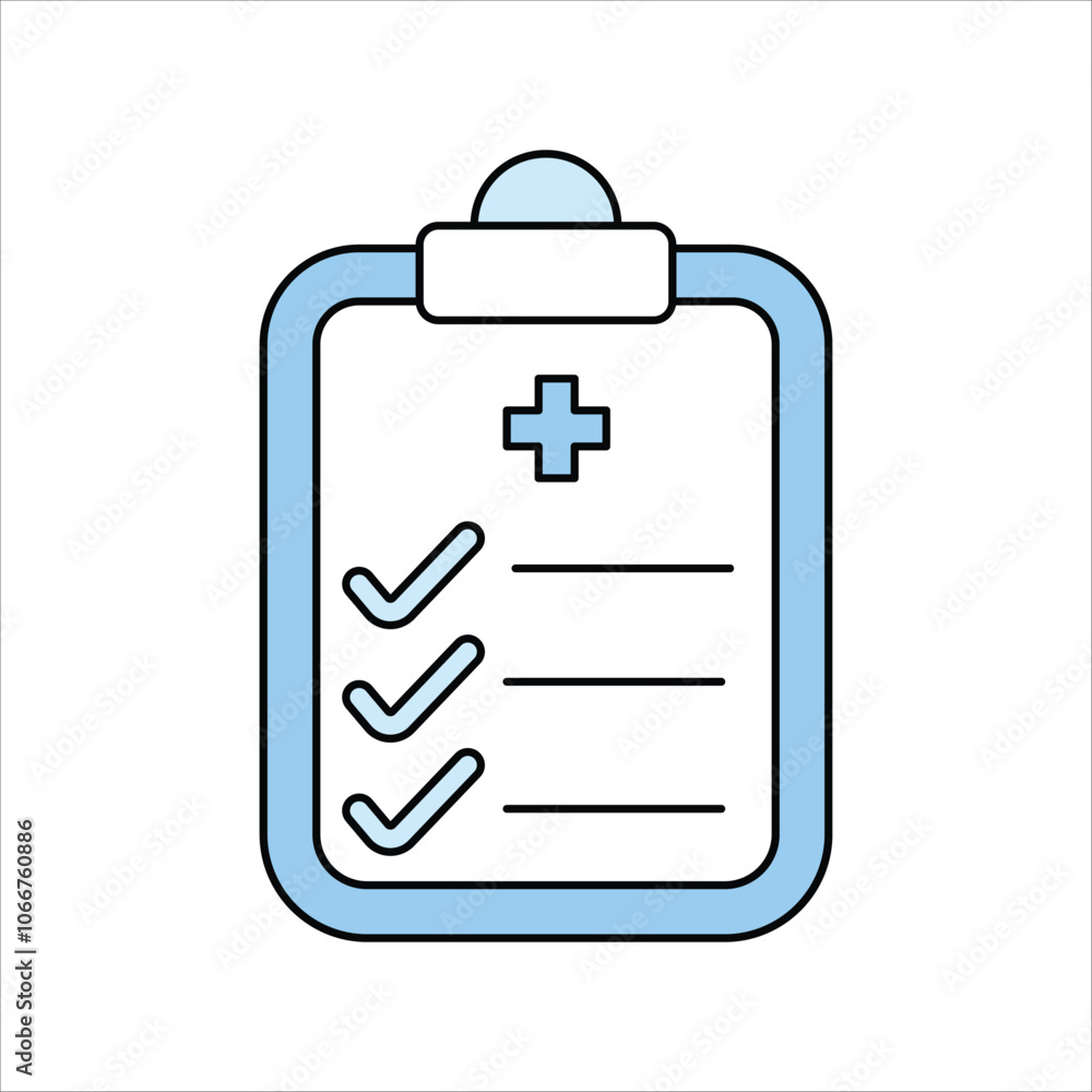 report blue icon with white background vector stock illustration report blue icon with white background vector stock illustration