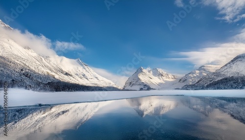 Wallpaper Mural Relax in a hot spring surrounded by snowy peaks.   Torontodigital.ca