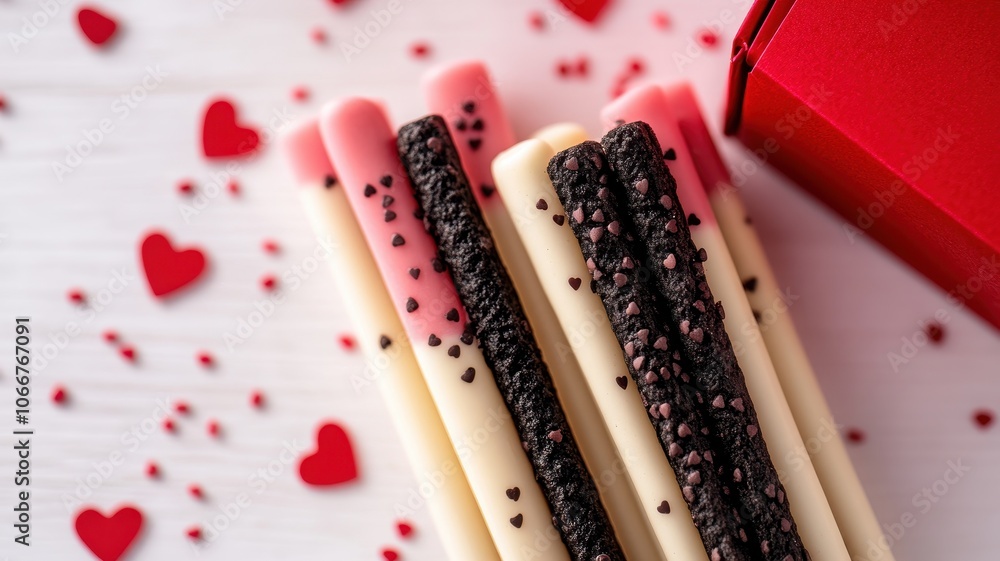 Pepero day with Chocolate Biscuit Sticks set,Pocky straw stick set,Couple Lovely day,Pepero Day Love Event,romantic event banner illustration,November 11th concept,valentine day. Pepero day with Chocolate Biscuit Sticks set,Pocky straw stick set,Couple Lovely day,Pepero Day Love Event,romantic event banner illustration,November 11th concept,valentine day.