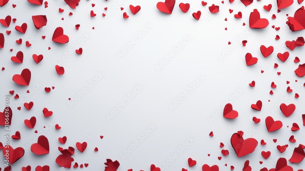 Red Heart Frame. Red Heart Frame.