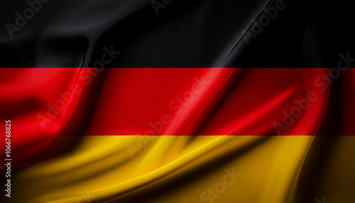 German flag waving in the wind. Close up of German banner blowing, soft and smooth silk. Cloth fabric texture ensign background. Use it for national day and country occasions concept Free Download German flag waving in the wind. Close up of German banner blowing, soft and smooth silk. Cloth fabric texture ensign background. Use it for national day and country occasions concept - GFXLoad