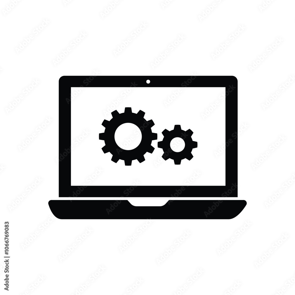 Configuration Wizard Icon. Settings or Computer Setup Progress Symbol Configuration Wizard Icon. Settings or Computer Setup Progress Symbol