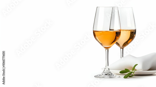 dinner isolated on a white background