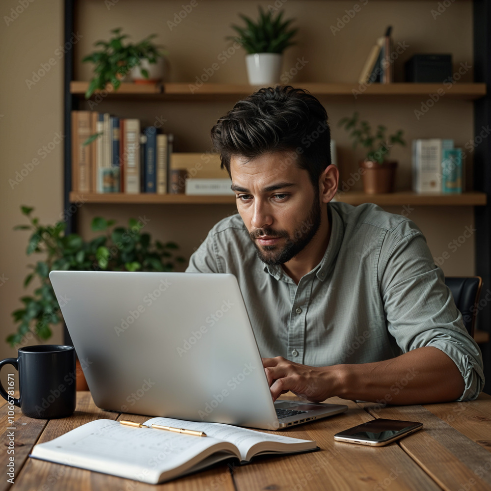 a person is working on a laptop with a graph on the screen. a person is working on a laptop with a graph on the screen.