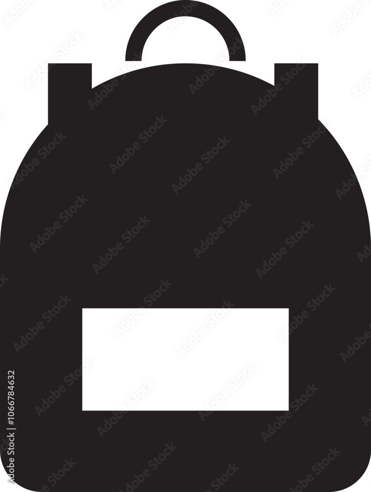 Backpack, School bag flat Icon. Back to School Concept Vector. Sign bag for school children, student, travel and hiking tourist symbol. Suitable for website design isolated on transparent background. Backpack, School bag flat Icon. Back to School Concept Vector. Sign bag for school children, student, travel and hiking tourist symbol. Suitable for website design isolated on transparent background.