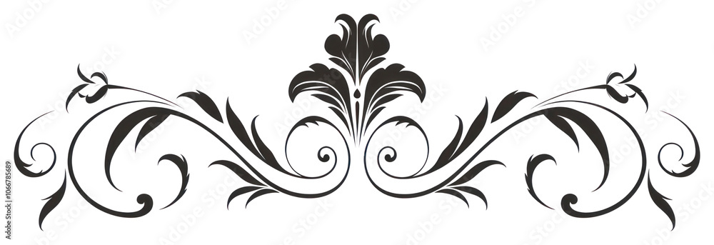 Fototapeta premium PNG Pattern drawing white black.