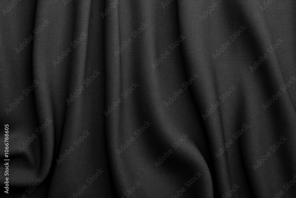 Fototapeta premium Elegant Black Fabric Texture