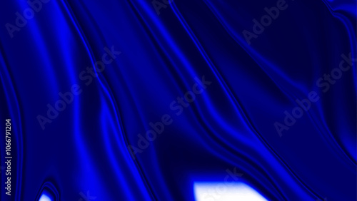 Colorful liquid background, smooth wave and glossy. Abstract Blue Liquify abstract background. Blue silk background.