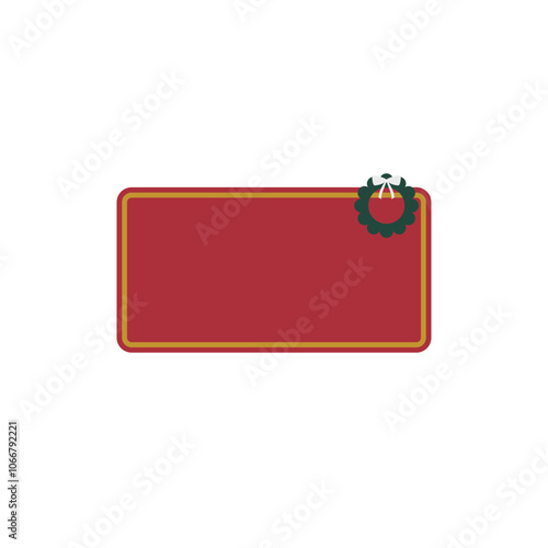 Christmas Banner Frame Sale Textbox