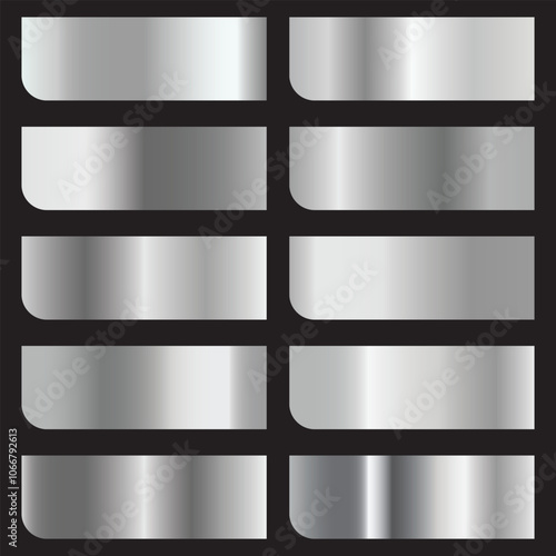 Gradients vector set gradients glossy bright colors backgrounds. Vector gradients swatch cover design.
