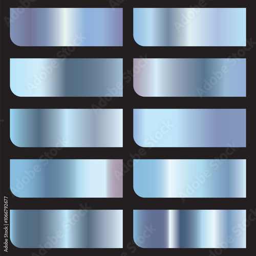Gradients vector set gradients glossy bright colors backgrounds. Vector gradients swatch cover design.