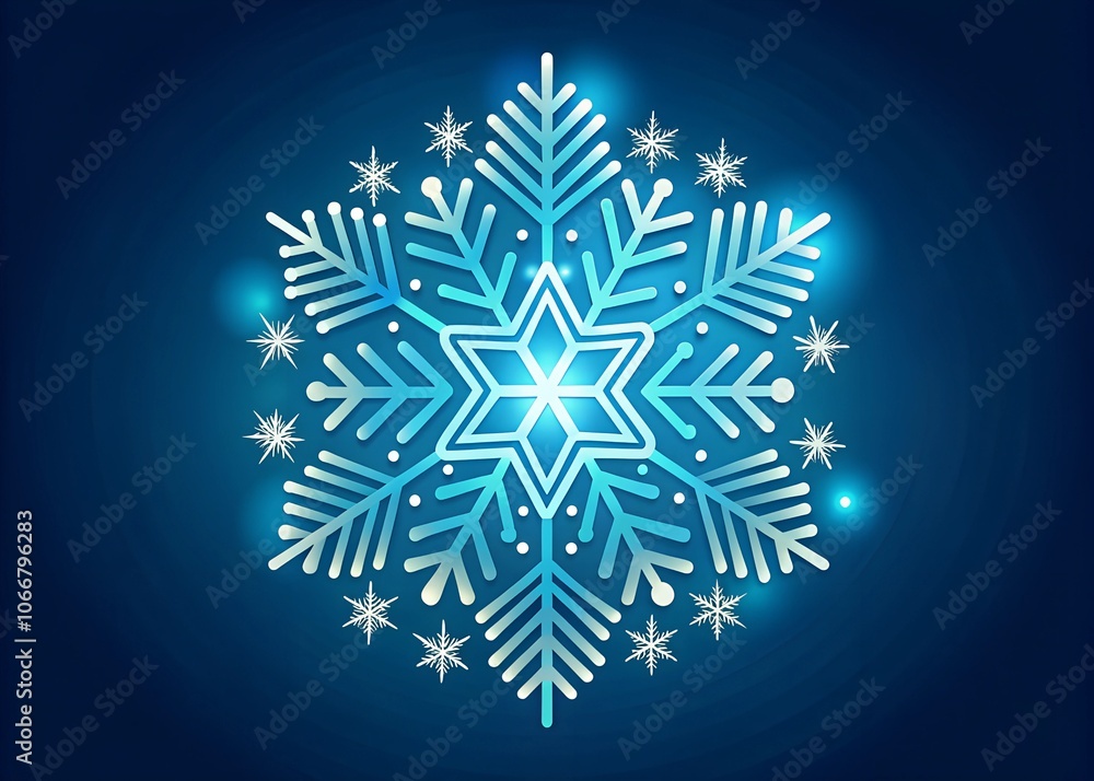 a colourful christmas snowflake logo icon a colourful christmas snowflake logo icon