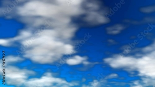 blue sky with clouds