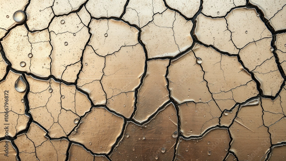 Abstract Distressed Metallic Background for Food Photography with Cracks and Drops Abstract Distressed Metallic Background for Food Photography with Cracks and Drops