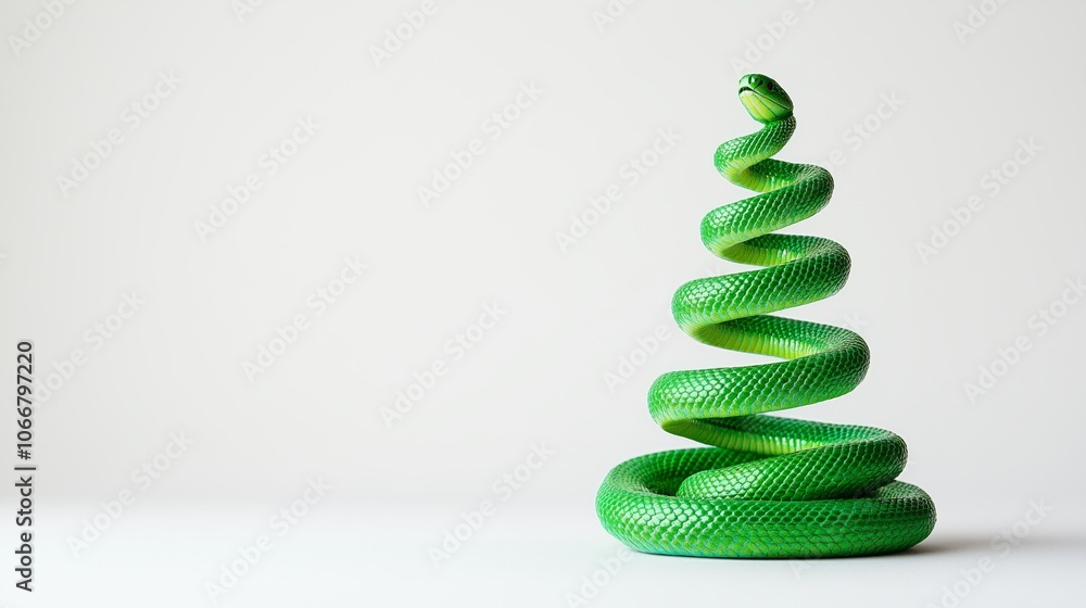 The Chinese symbol of 2025 is a snake in the form of a Christmas tree. The Chinese symbol of 2025 is a snake in the form of a Christmas tree.