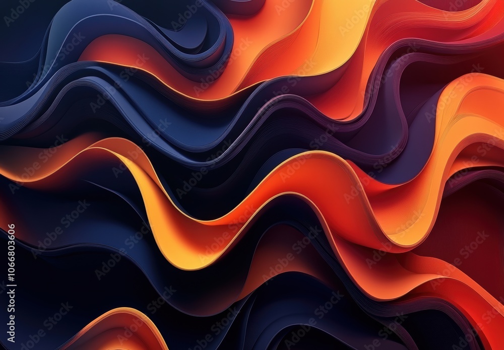 Abstract Wavy Pattern. Abstract Wavy Pattern.