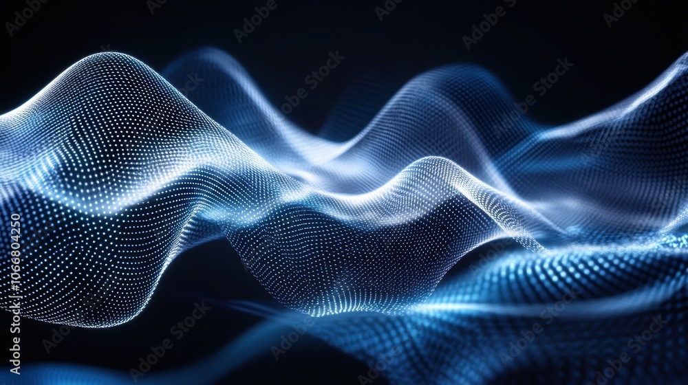 Abstract Blue Wave. Abstract Blue Wave.