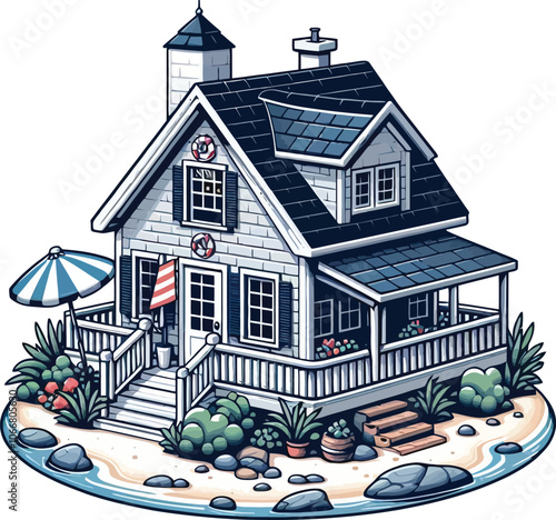 Ocean-Inspired Cottage Style
