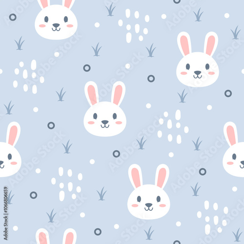 Cute Bunny Vector Pattern Fashion Designs