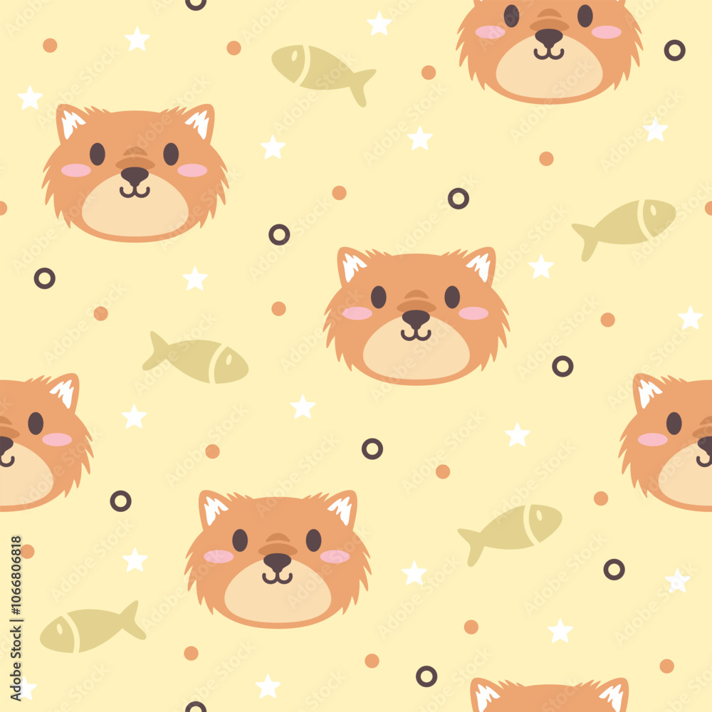 Cute Kitten Vector Pattern Fashion Designs Cute Kitten Vector Pattern Fashion Designs