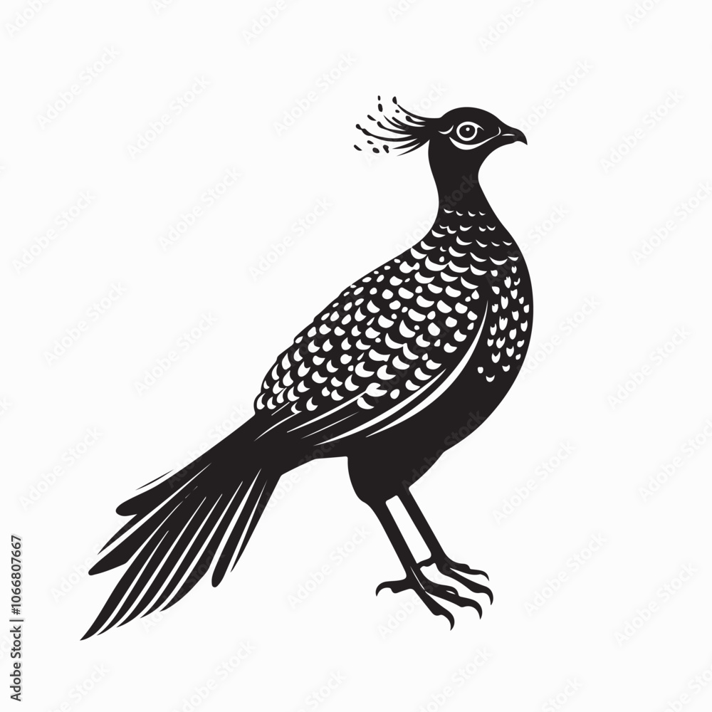 Obraz premium Beautiful Peacock Vector Images isolated on white background.