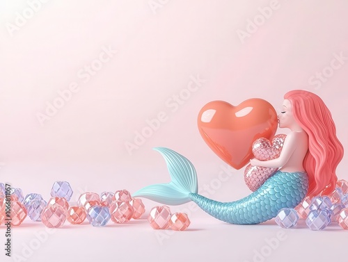 Transform love to art in Tilted Valentine Mermaid Jewelry photo