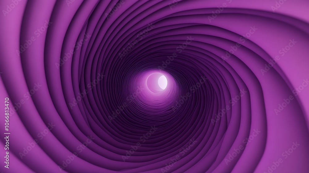 Dynamic 3D Spiral Tunnel Effect in Purple Tones Dynamic 3D Spiral Tunnel Effect in Purple Tones