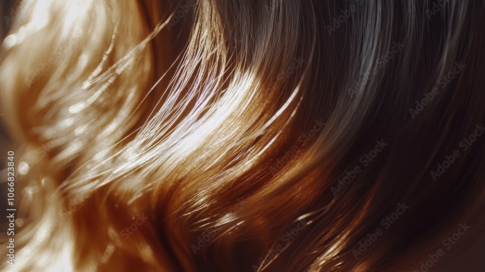 The smooth, shiny hair catches the light, creating a warm glow that enhances its rich texture. Sunlight accentuates the natural beauty and shine of each strand, evoking a sense of elegance The smooth, shiny hair catches the light, creating a warm glow that enhances its rich texture. Sunlight accentuates the natural beauty and shine of each strand, evoking a sense of elegance