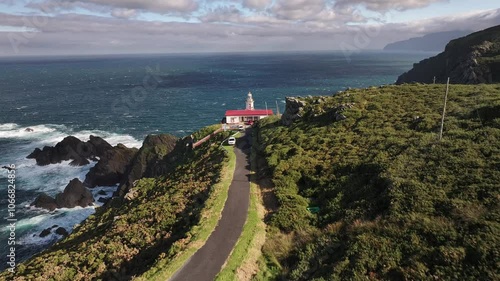 Faro de Punta Candieira en Cedeira A Coruña Galicia