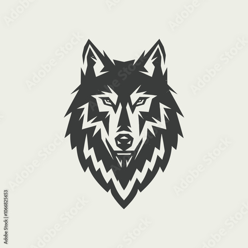 High definition vector illustration of a powerful white tiger with a fierce expression and sharp eyes.