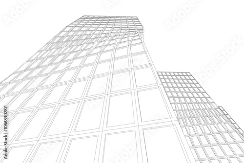 Architecture building. Design background vector illustration