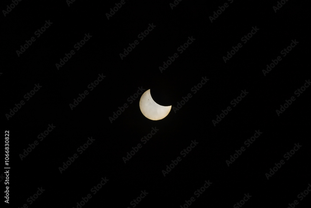 Partial solar eclipse, as viewed from Surabaya, Indonesia. Partial solar eclipse, as viewed from Surabaya, Indonesia.