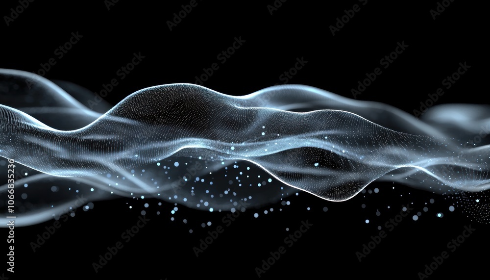 Abstract Blue Wave. Abstract Blue Wave.