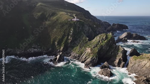 Faro de Punta Candieira en Cedeira A Coruña Galicia