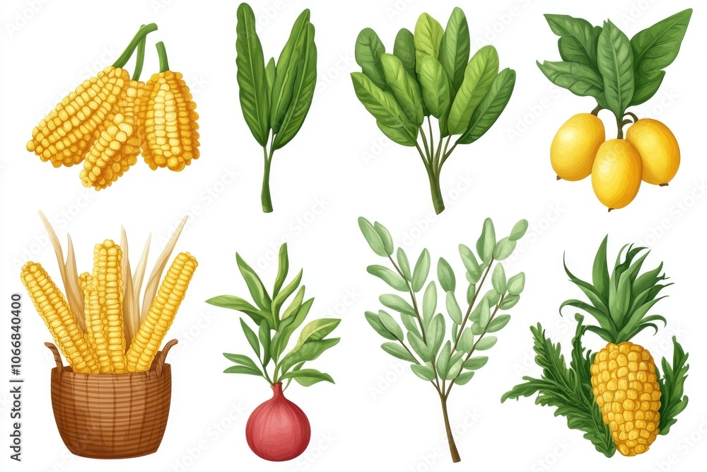 Fruit and Vegetable Set Fruit and Vegetable Set