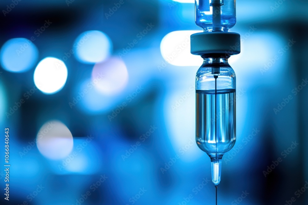 Closeup of a medical IV drip. This image represents healthcare, medicine, and medical treatments. Closeup of a medical IV drip. This image represents healthcare, medicine, and medical treatments.