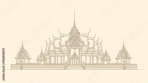 Minimalist Thai Temple