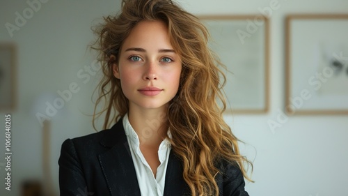 Young Confident Woman CEO Entrepreneur Businesswoman