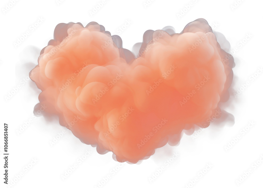 PNG Peach heart cloud black background accessories. PNG Peach heart cloud black background accessories.
