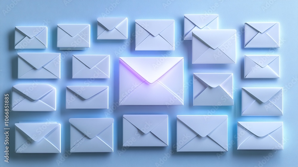 Collection of Email Icons in Various Styles Collection of Email Icons in Various Styles