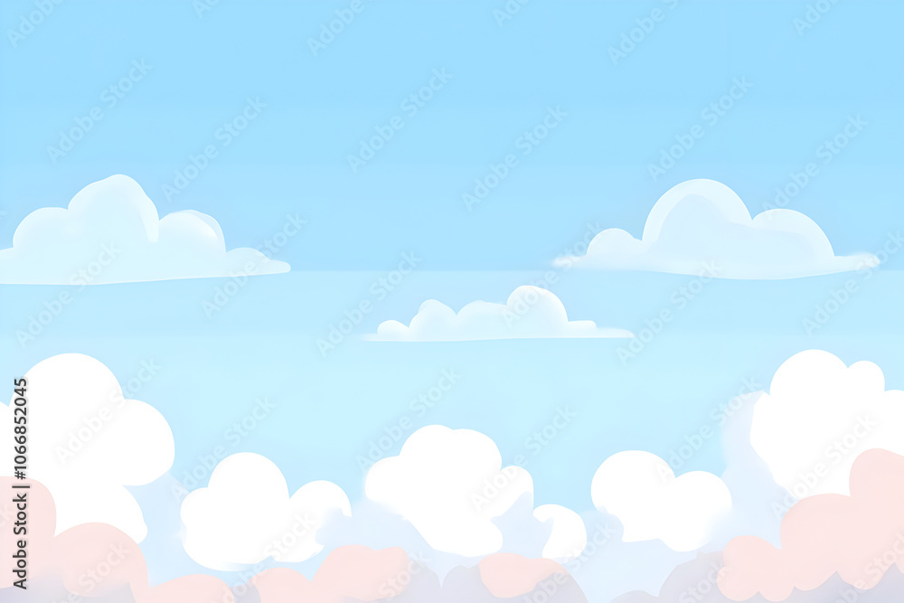 Soft Sky with Pastel Clouds Soft Sky with Pastel Clouds