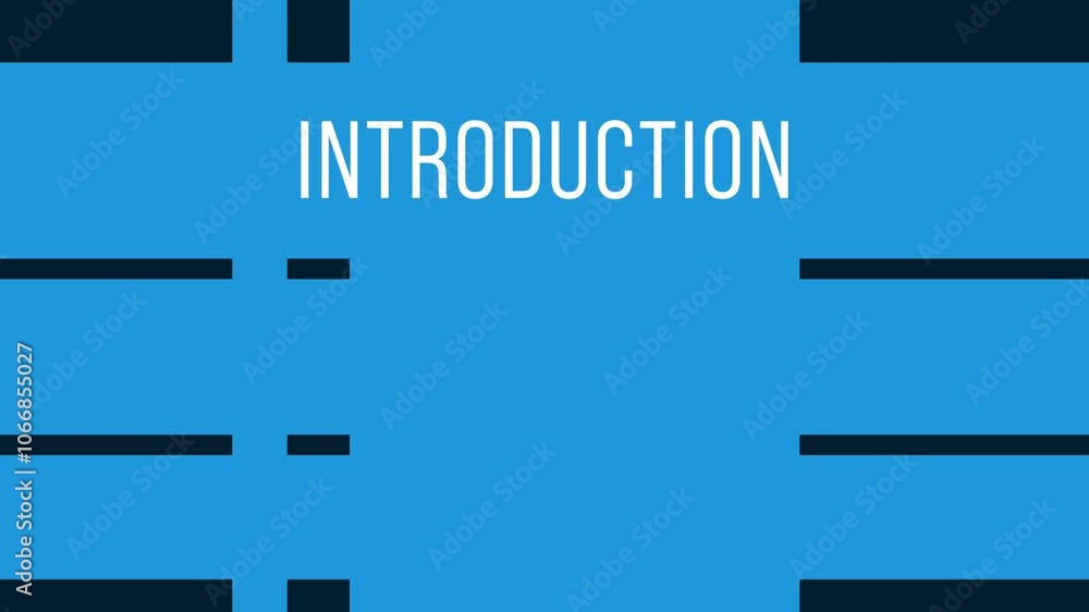 Introduction Blue Lines moving Dots Circular Rotating Text Introduction Blue Lines moving Dots Circular Rotating Text