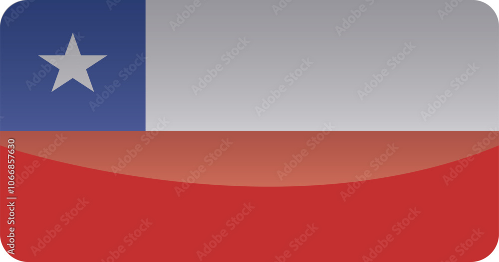 National flag of Chile.Vector illustration National flag of Chile.Vector illustration