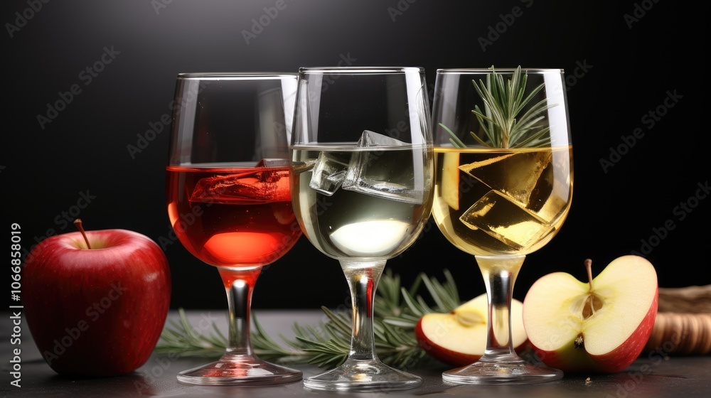Red, rose and white wine glasses set on gray table background. Wine tasting HD 8K wallpaper Stock Photographic Image Red, rose and white wine glasses set on gray table background. Wine tasting HD 8K wallpaper Stock Photographic Image