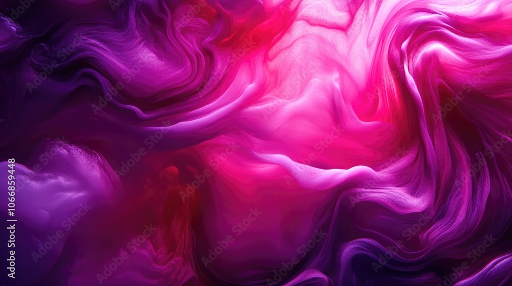 Fototapeta premium Captivating swirls of gentle pink and lavender hues forming an ethereal abstract pattern perfect for stylish backgrounds