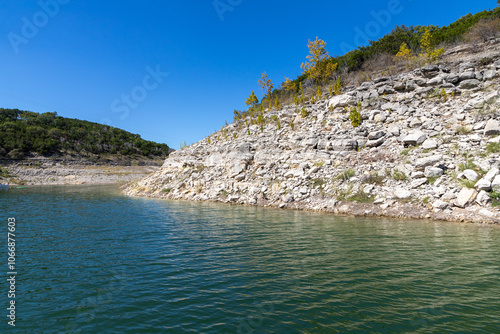 Forest and rocks around Colorado river