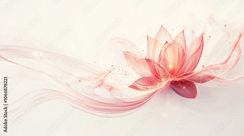 lotus, showcasing multiple layers of petals that seem to intertwine with vibrant colors and sparkles lotus, showcasing multiple layers of petals that seem to intertwine with vibrant colors and sparkles