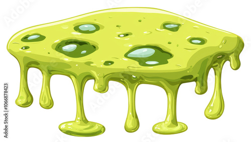 Explore the vibrant world of dripping green slime art and its creative uses transparent background photo