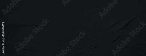 A dark black background with concrete textured, slate-like appearance. The background is black with subtle ridges, creating a dramatic background effect. Minimal concrete texture background vector